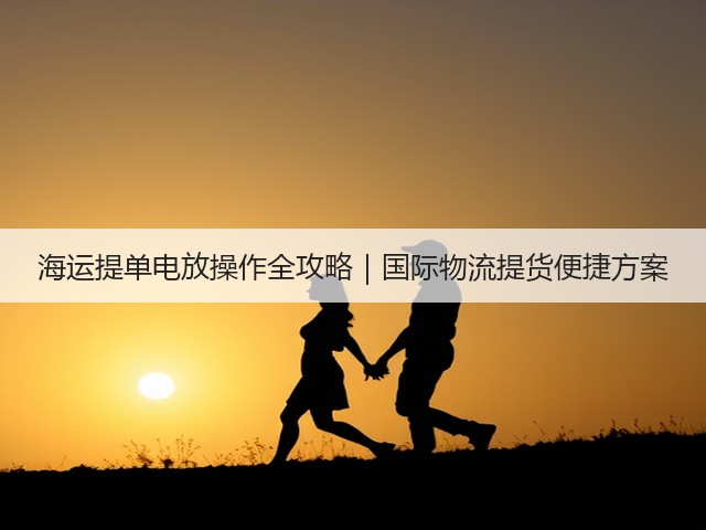 海运提单电放操作全攻略｜国际物流提货便捷方案(图3)