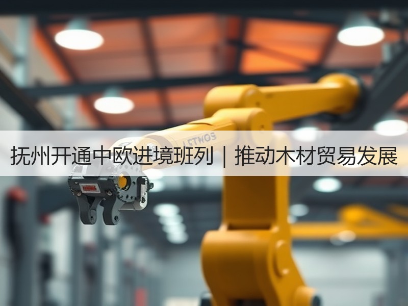 抚州开通中欧进境班列｜推动木材贸易发展