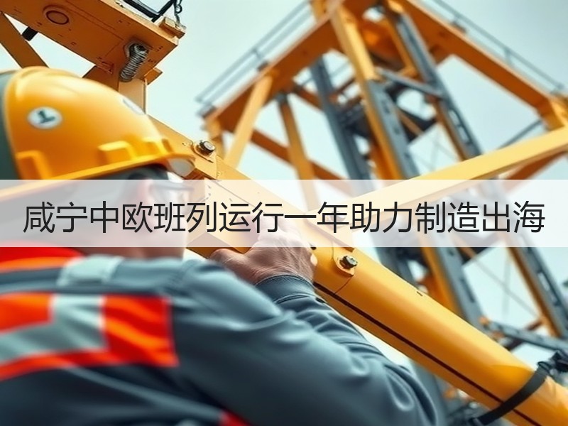 咸宁中欧班列运行一年助力制造出海