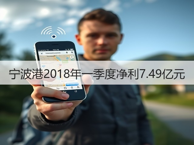 宁波港2018年一季度净利7.49亿元(图1) 宁波港2018年一季度净利7.49亿元(图1)