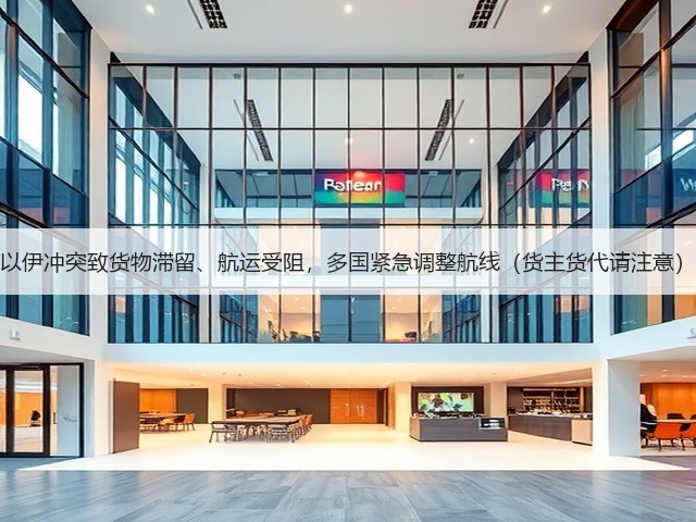 以伊冲突致货物滞留、航运受阻，多国紧急调整航线（货主货代请注意）(图1)