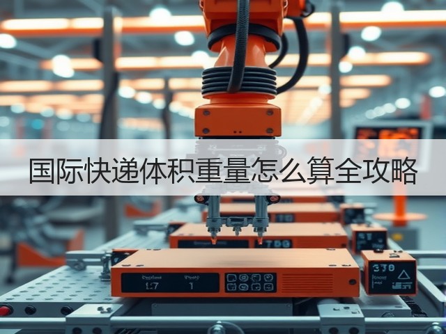 国际快递体积重量怎么算全攻略(图1)