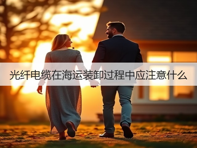 光纤电缆在海运装卸过程中应注意什么(图1)