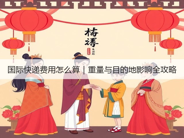 国际快递费用怎么算｜重量与目的地影响全攻略(图1)