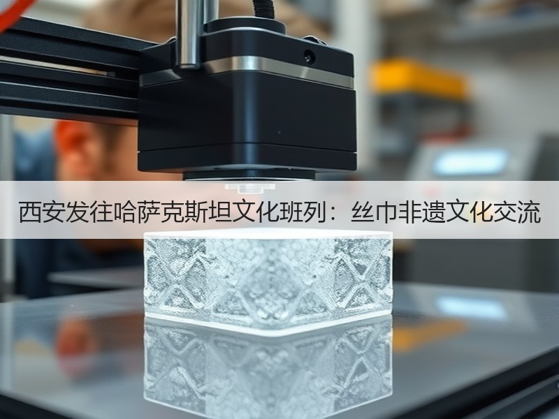 西安发往哈萨克斯坦文化班列：丝巾非遗文化交流