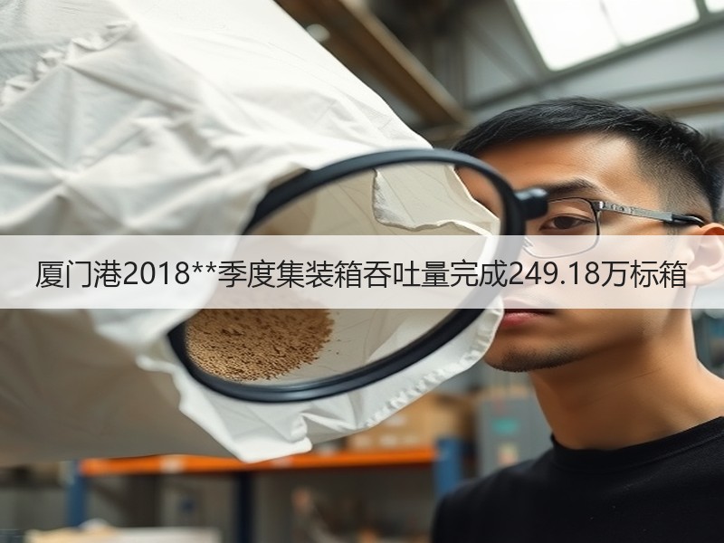 厦门港2018**季度集装箱吞吐量完成249.18万标箱