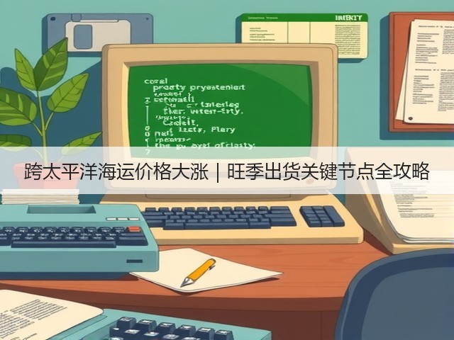 跨太平洋海运价格大涨｜旺季出货关键节点全攻略(图1)