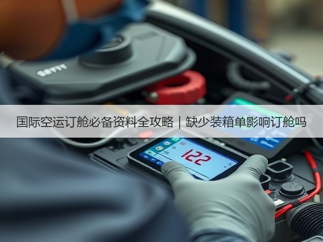 国际空运订舱必备资料全攻略｜缺少装箱单影响订舱吗(图3)