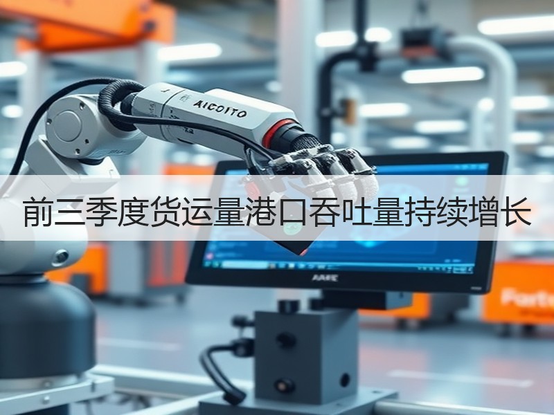 前三季度货运量港口吞吐量持续增长
