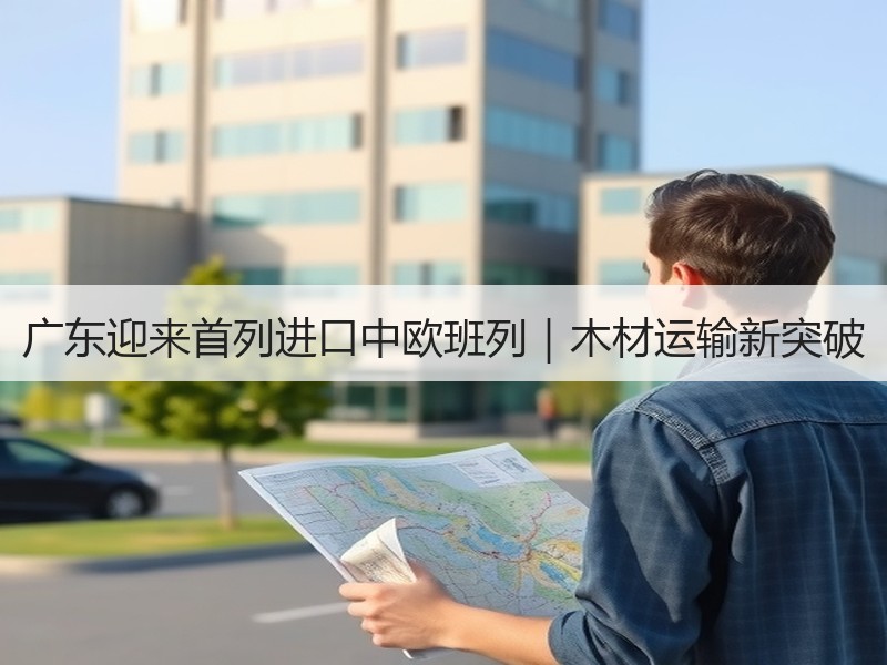 广东迎来首列进口中欧班列｜木材运输新突破