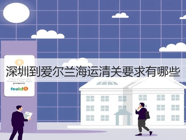 深圳到爱尔兰海运清关要求有哪些(图2)