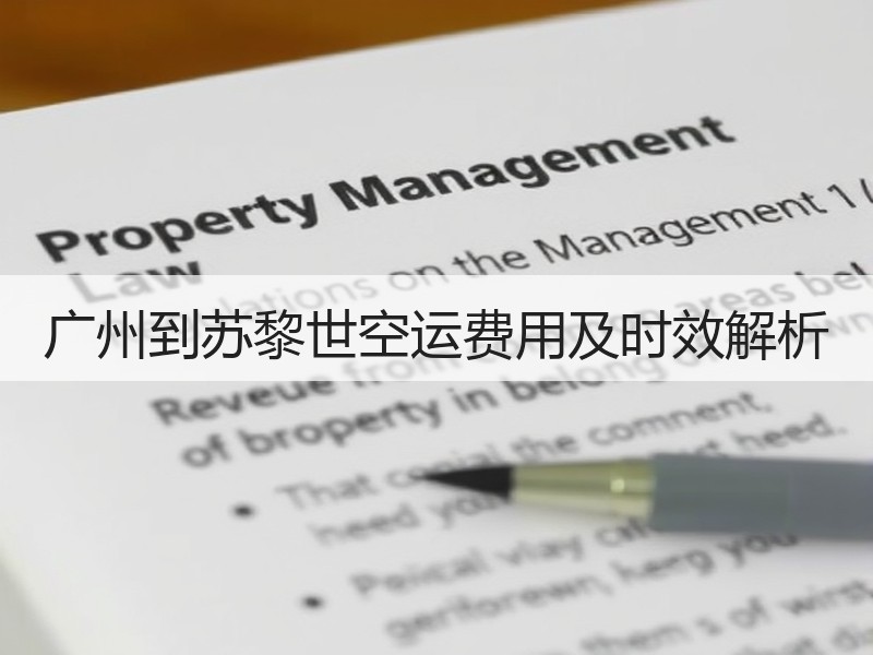 广州到苏黎世空运费用及时效解析