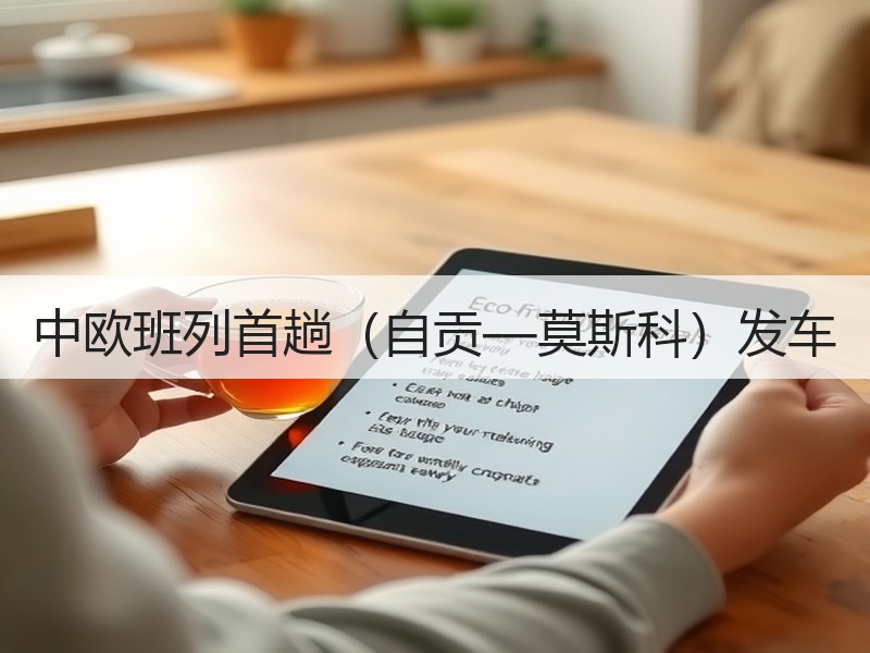 中欧班列首趟（自贡—莫斯科）发车