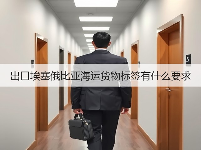 出口埃塞俄比亚海运货物标签有什么要求(图2)