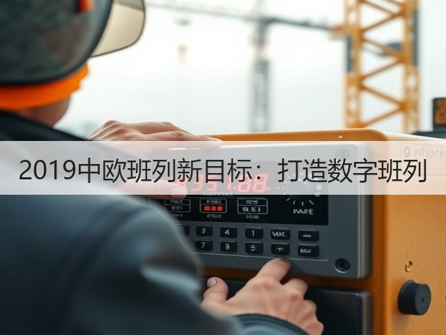 2019中欧班列新目标：打造数字班列(图1)