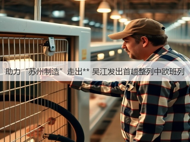 助力“苏州制造”走出** 吴江发出首趟整列中欧班列(图2)