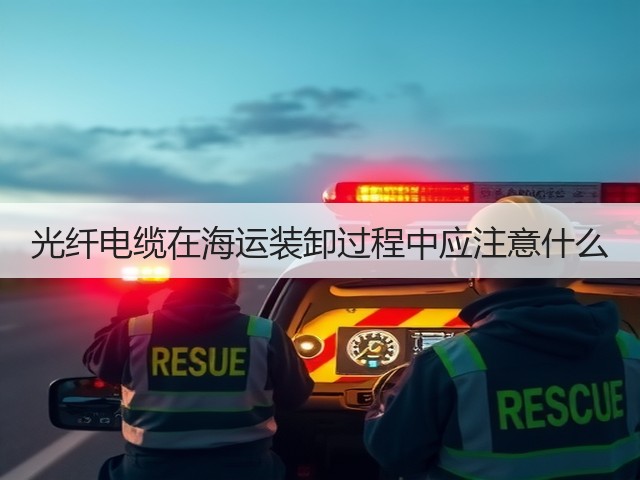 光纤电缆在海运装卸过程中应注意什么(图2)