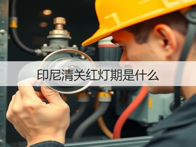 印尼清关红灯期是什么(图3) 印尼清关红灯期是什么(图3)