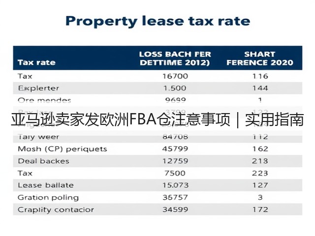 亚马逊卖家发欧洲FBA仓注意事项｜实用指南(图3)