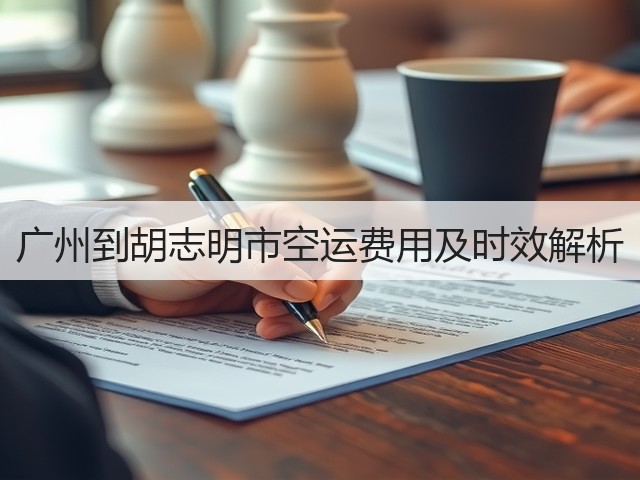 广州到胡志明市空运费用及时效解析(图2)