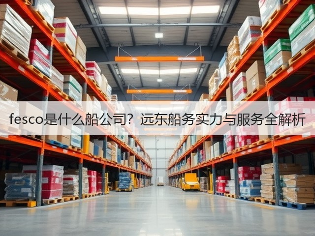 fesco是什么船公司？远东船务实力与服务全解析(图1)