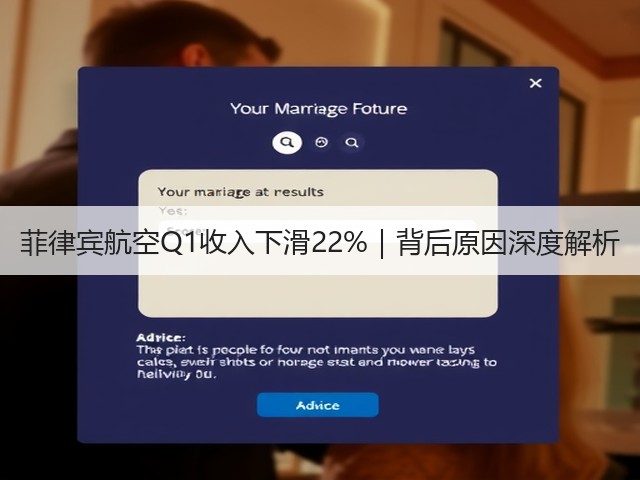 菲律宾航空Q1收入下滑22%｜背后原因深度解析(图1)