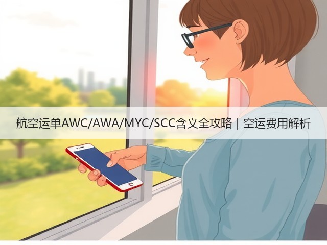 航空运单AWC/AWA/MYC/SCC含义全攻略｜空运费用解析(图2)