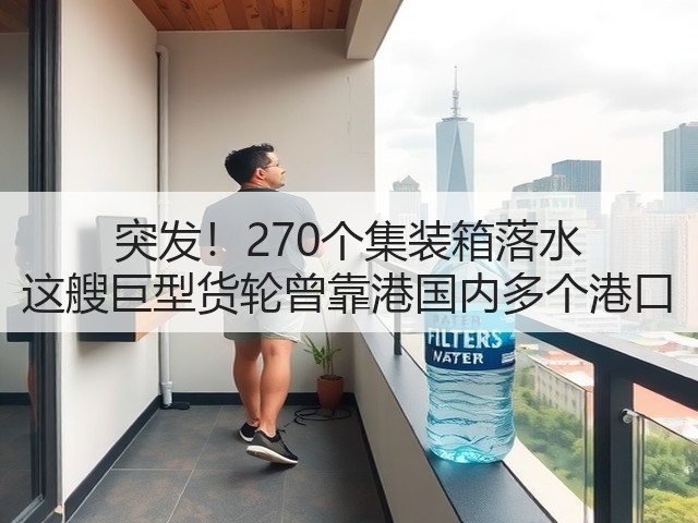 突发！270个集装箱落水 这艘巨型货轮曾靠港国内多个港口(图1)