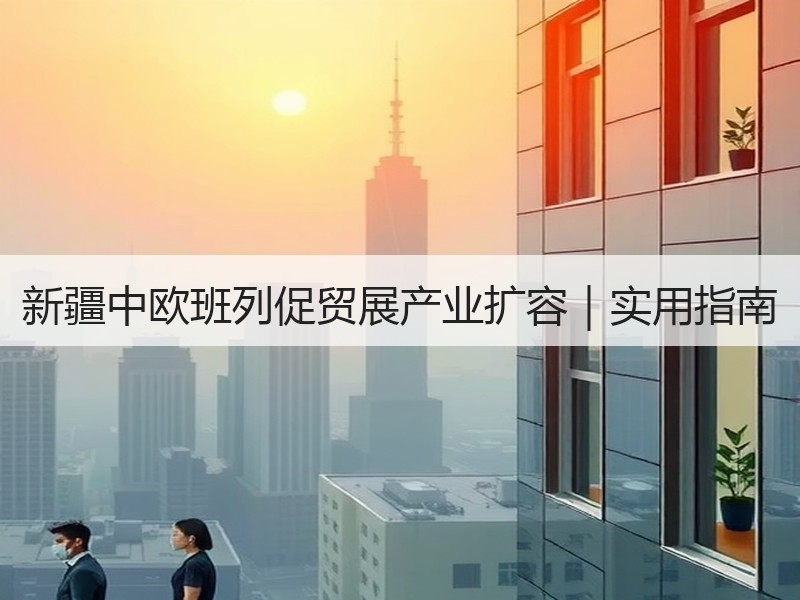 新疆中欧班列促贸展产业扩容｜实用指南