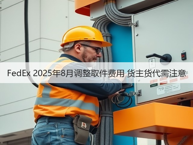 FedEx 2025年8月调整取件费用 货主货代需注意(图3)
