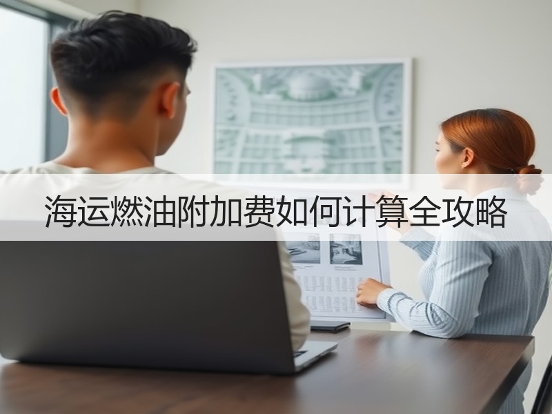 海运燃油附加费如何计算全攻略