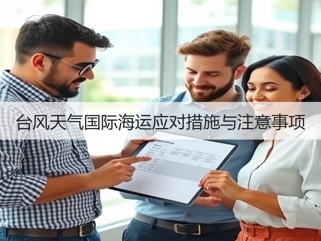 台风天气国际海运应对措施与注意事项(图1)