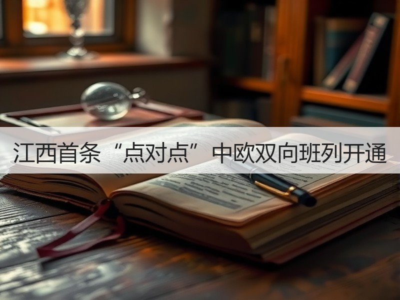 江西首条“点对点”中欧双向班列开通
