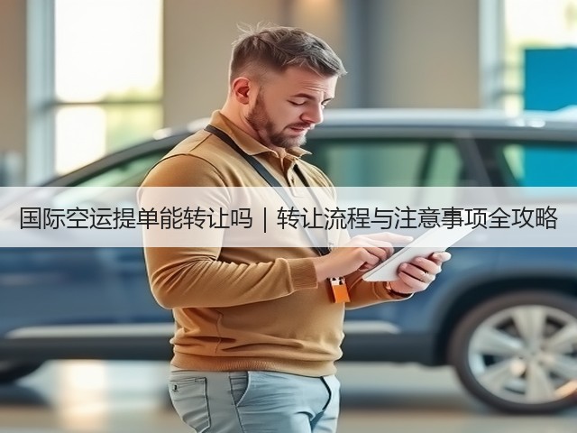 国际空运提单能转让吗｜转让流程与注意事项全攻略(图2)