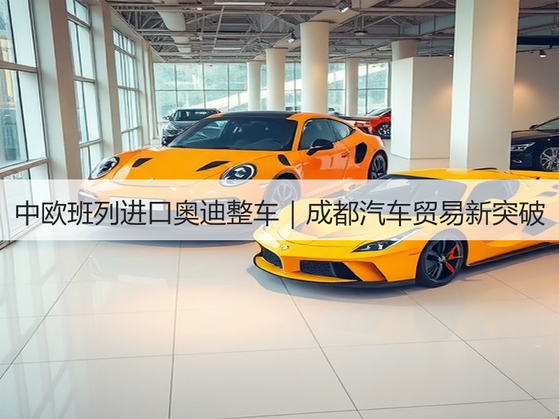 中欧班列进口奥迪整车｜成都汽车贸易新突破