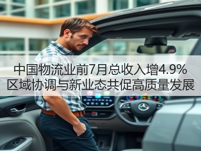 中国物流业前7月总收入增4.9% 区域协调与新业态共促高质量发展(图1)