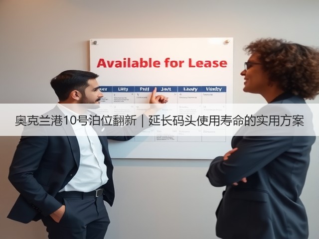 奥克兰港10号泊位翻新｜延长码头使用寿命的实用方案(图1)