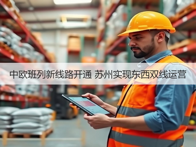 中欧班列新线路开通 苏州实现东西双线运营(图2)