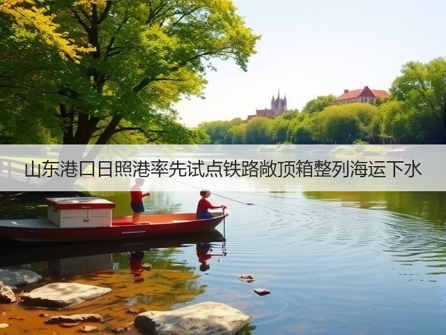 山东港口日照港率先试点铁路敞顶箱整列海运下水(图3)