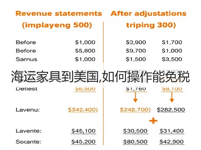 海运家具到美国,如何操作能免税(图3)
