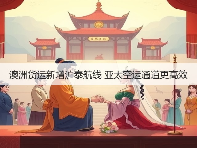 澳洲货运新增沪泰航线 亚太空运通道更高效(图2) 澳洲货运新增沪泰航线 亚太空运通道更高效(图2)