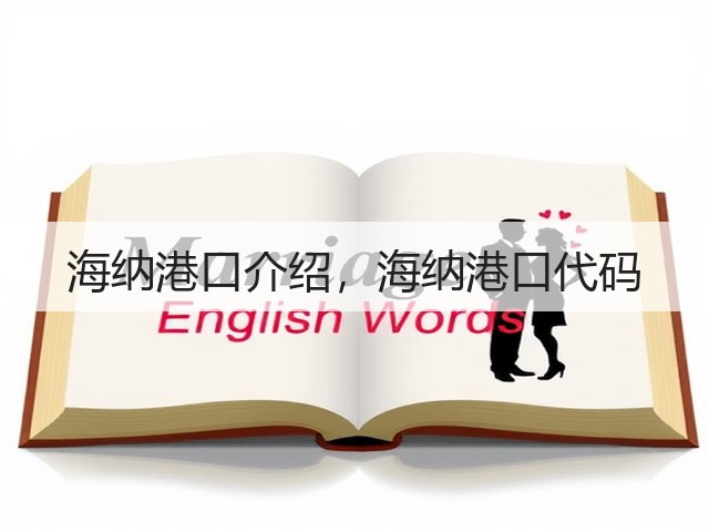 海纳港口介绍，海纳港口代码(图3)