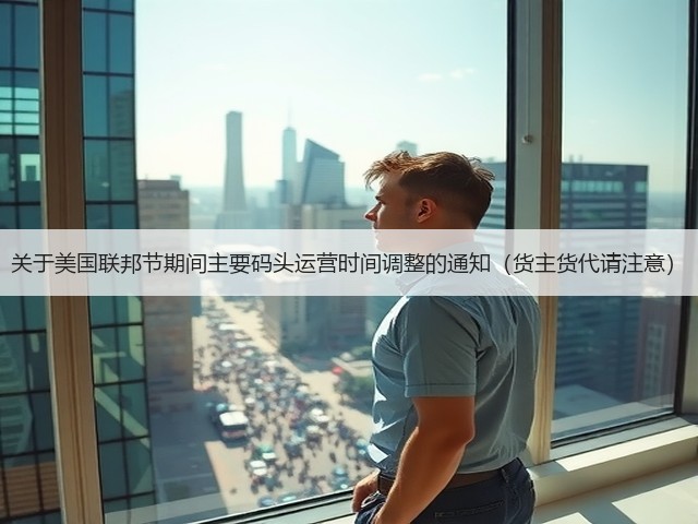 关于美国联邦节期间主要码头运营时间调整的通知（货主货代请注意）(图2)