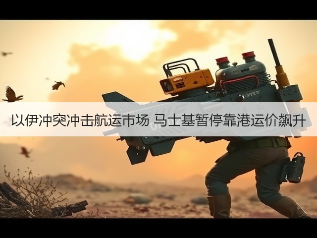 以伊冲突冲击航运市场 马士基暂停靠港运价飙升(图1) 以伊冲突冲击航运市场 马士基暂停靠港运价飙升(图1)