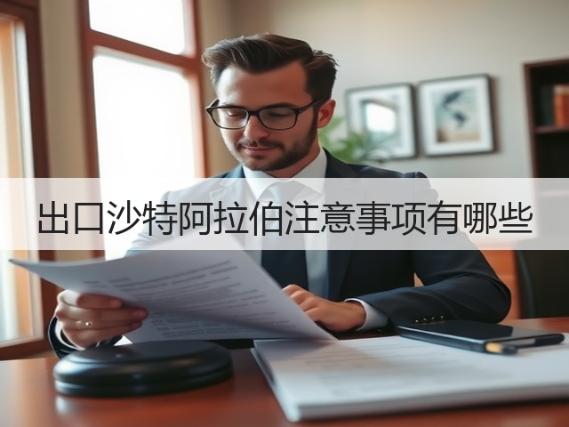 出口沙特阿拉伯注意事项有哪些(图2) 出口沙特阿拉伯注意事项有哪些(图2)
