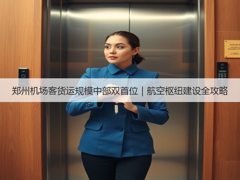 郑州机场客货运规模中部双首位｜航空枢纽建设全攻略