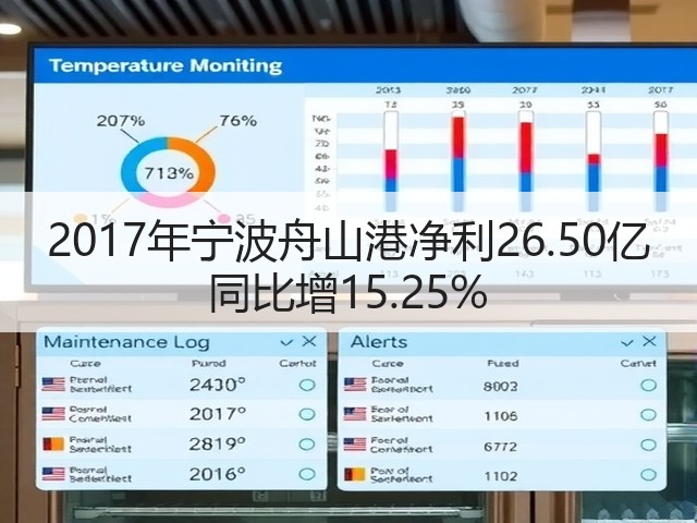 2017年宁波舟山港净利26.50亿 同比增15.25%(图2)
