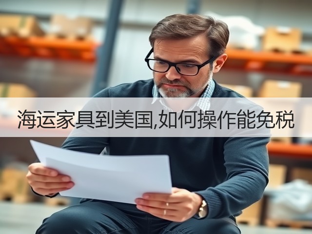 海运家具到美国,如何操作能免税(图3)