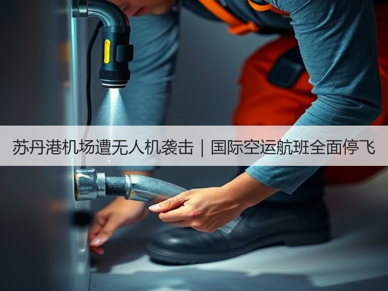 苏丹港机场遭无人机袭击｜国际空运航班全面停飞