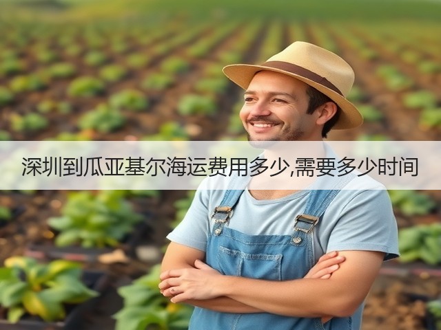 深圳到瓜亚基尔海运费用多少,需要多少时间(图2)